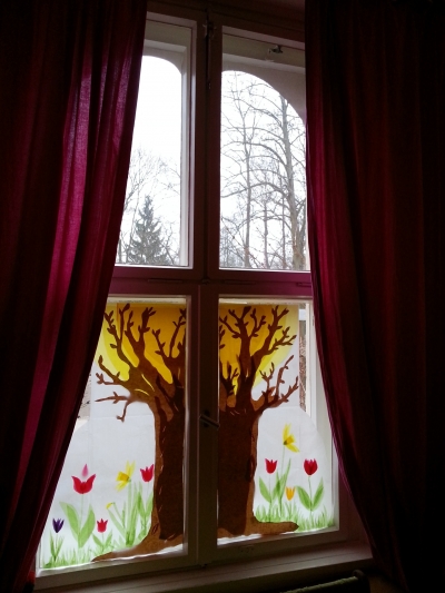 formas de las ventanas en el jardín de infancia Waldorf Havelhöhe de Berlín